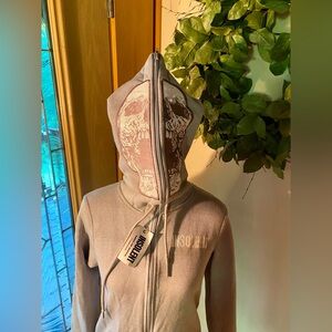 💀Insolent Zip Sweatshirt Hoodie Jacket - Skull💀 NWT - UNISEX